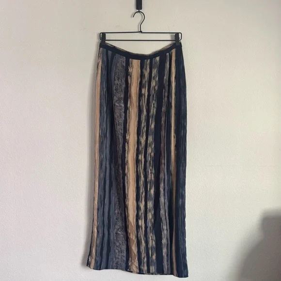 100% Silk Pendleton Maxi Skirt Size 6 Long - Picture 1 of 8